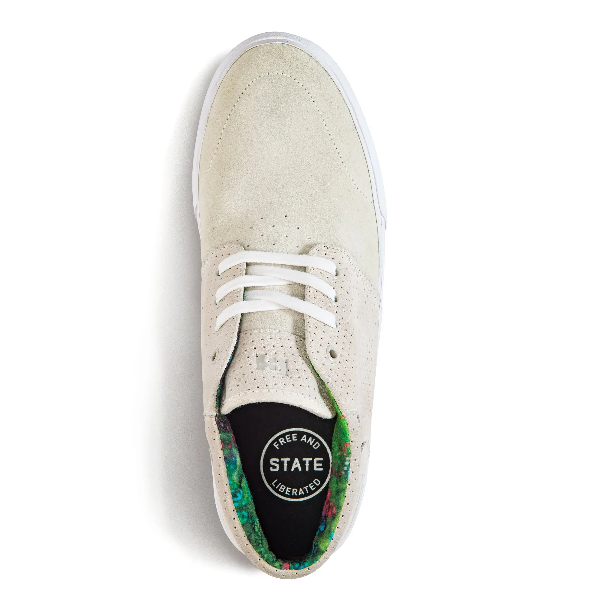 Albany White/Gypsy Suede