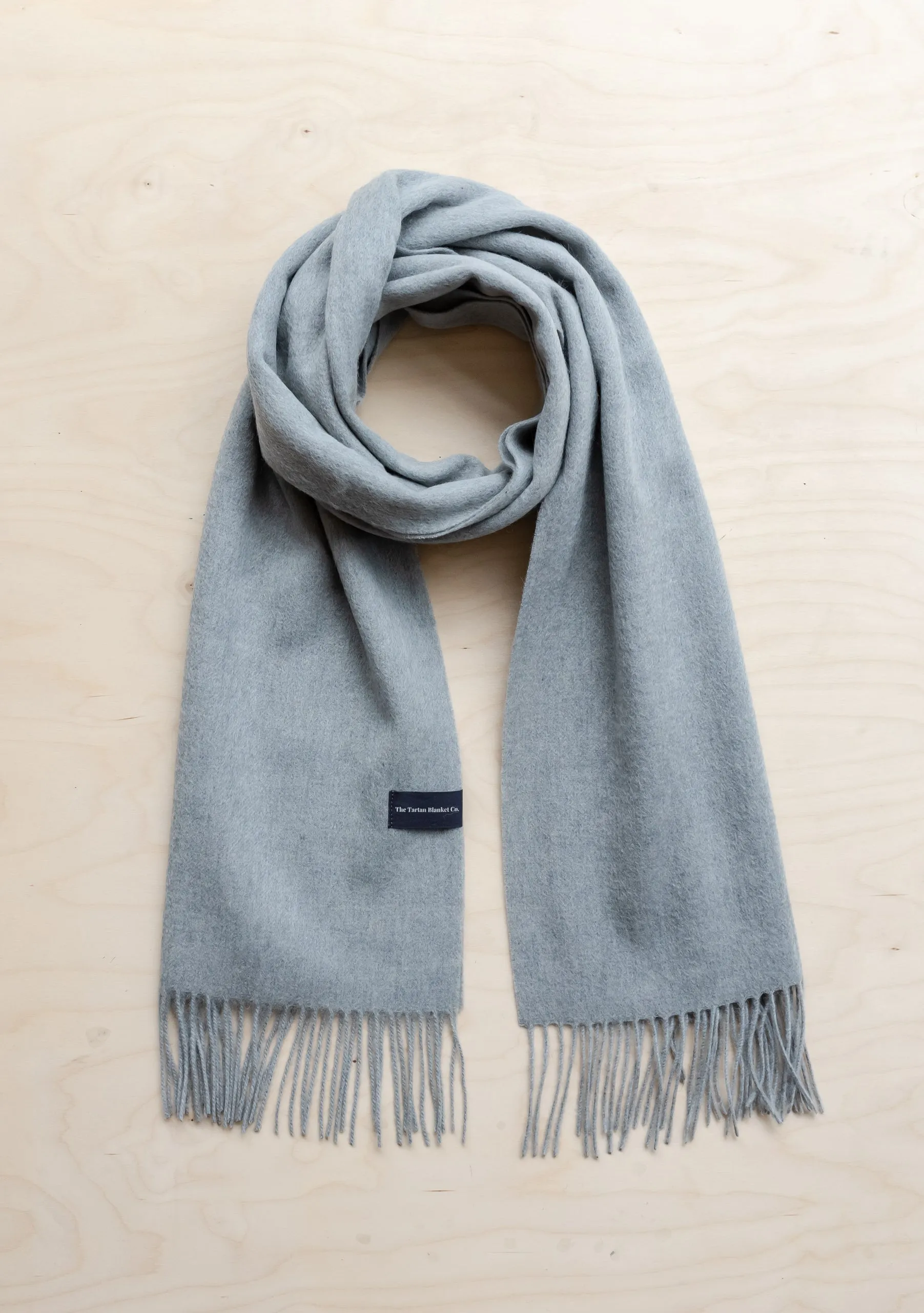 Cashmere Scarf in Light Grey Melange