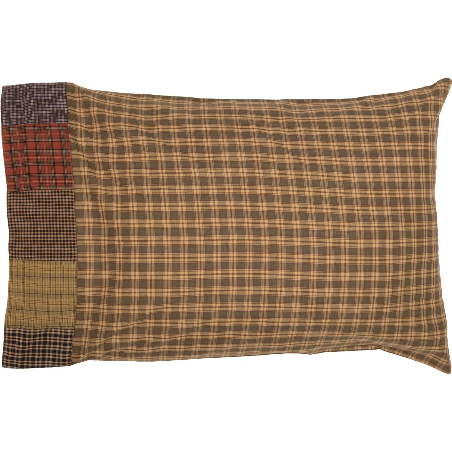 Cedar Ridge Pillow Case Set of 2 with Block Border