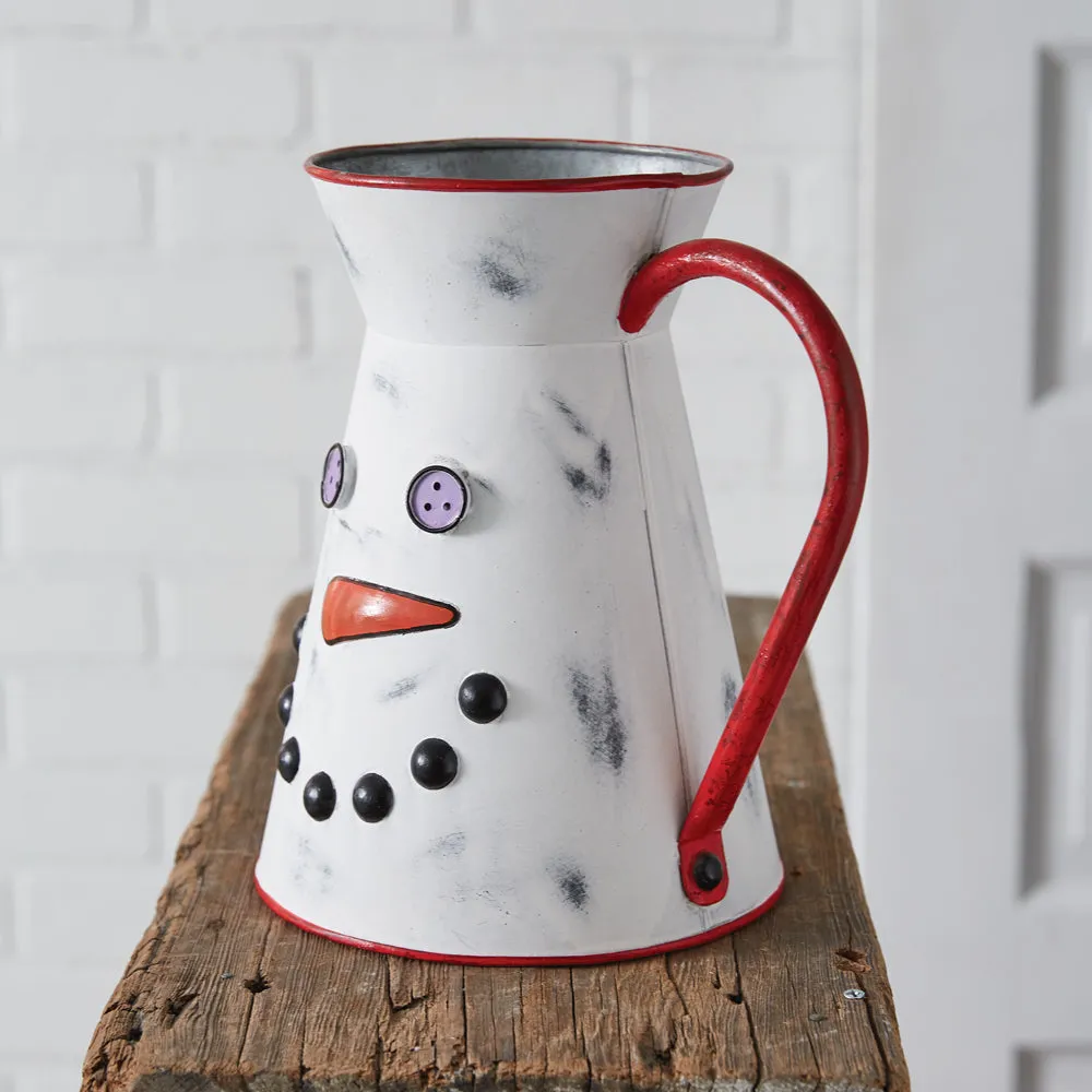 Charming Snowman Pitcher for Cozy Winter Vibes