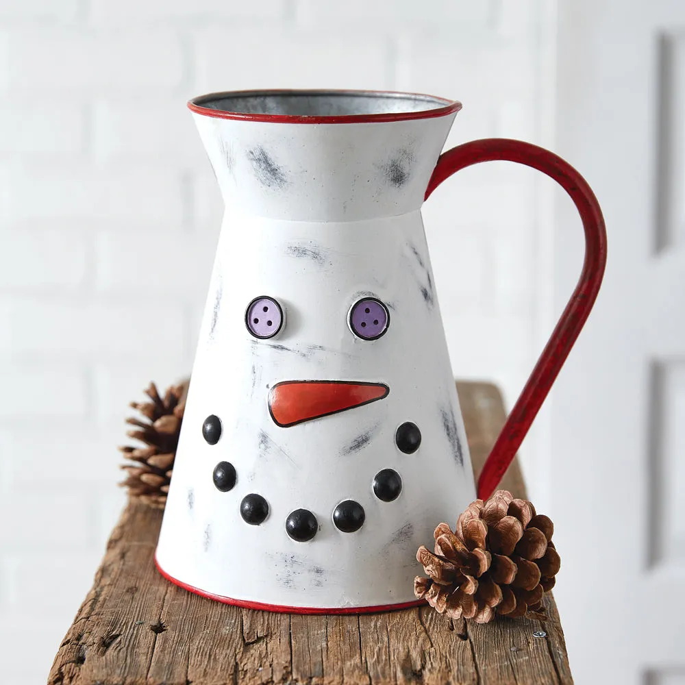 Charming Snowman Pitcher for Cozy Winter Vibes