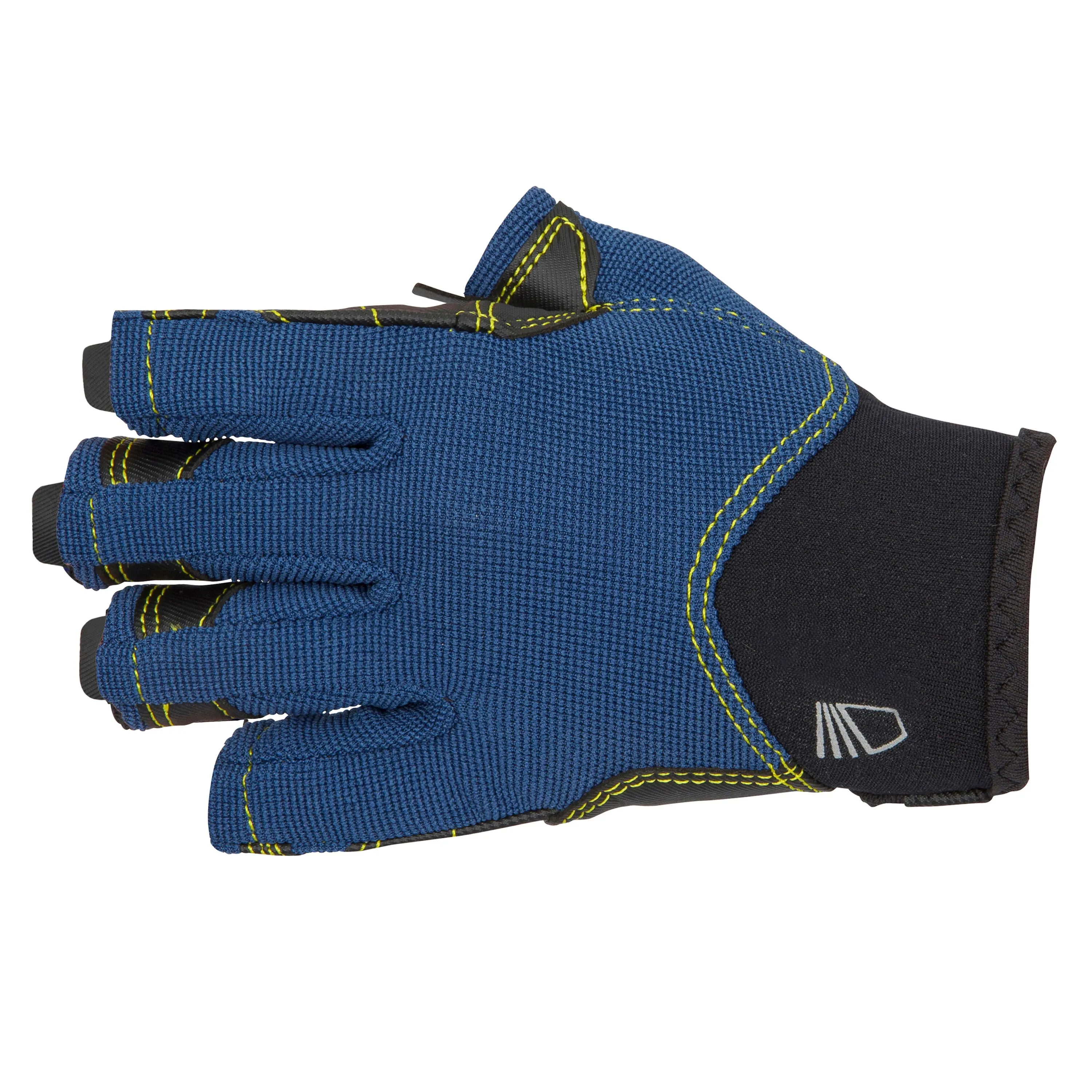 Kids Half-Finger Sailing Gloves Tribord 500 - Dark Blue/Black