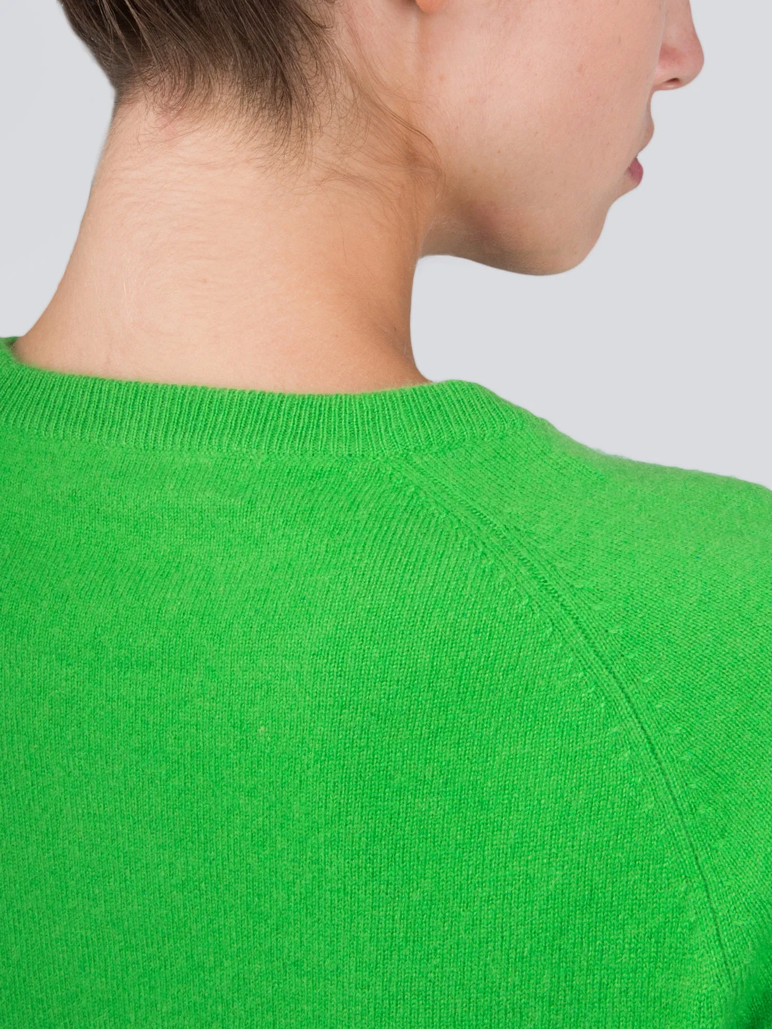 Classic Crew Neck Sweater_Green