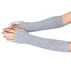 Elbow Length Fingerless Gloves