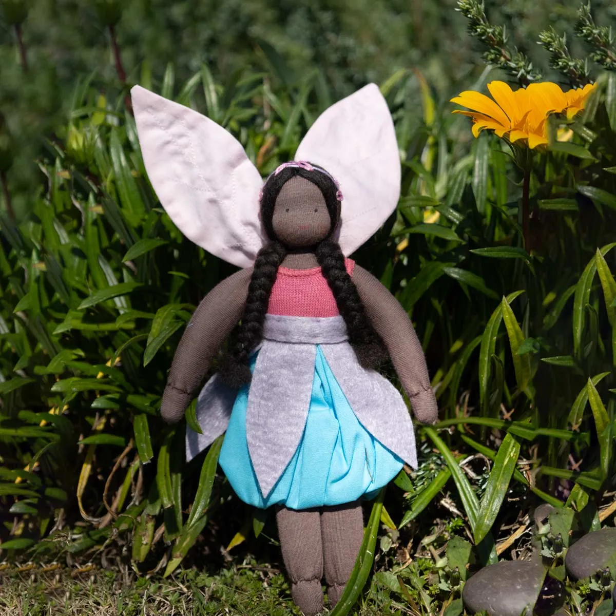 Blossom Fairy Evi Doll with Dark Skin - Enhanced eCommerce Product Title