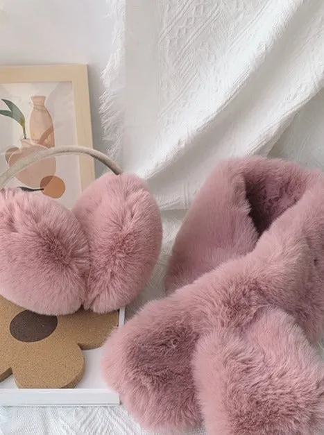 Faux Fur Earmuff Set