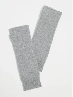 Fingerless Gray Cashmere Gloves