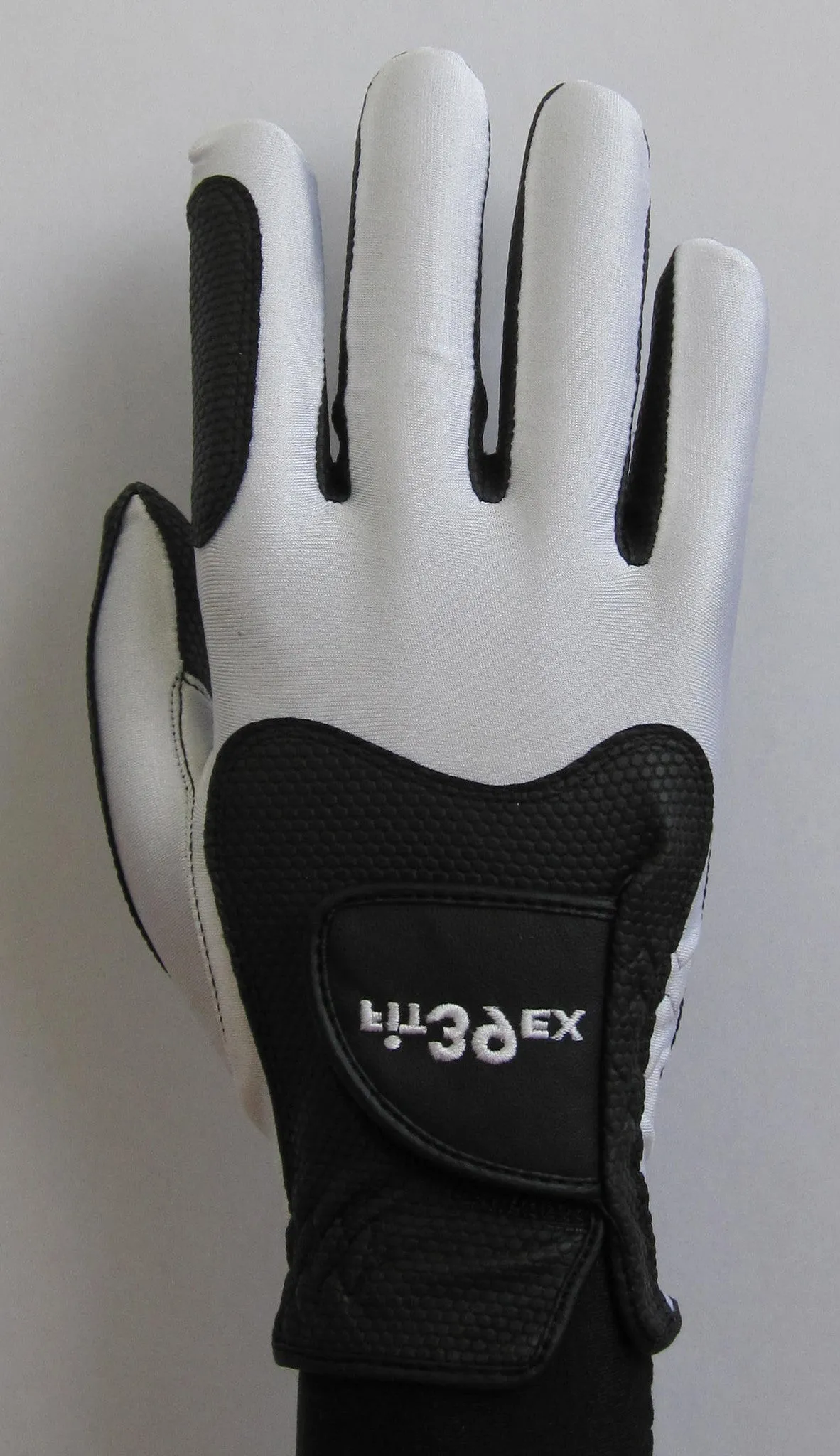 FIT39 Golf Glove - White/Black (Right-Hand)