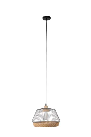 Gray Wide Cage Pendant Lamp | Zuiver Birdy