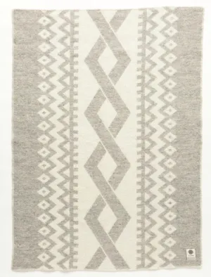 Icelandic Blanket - Grey Flétta #0402