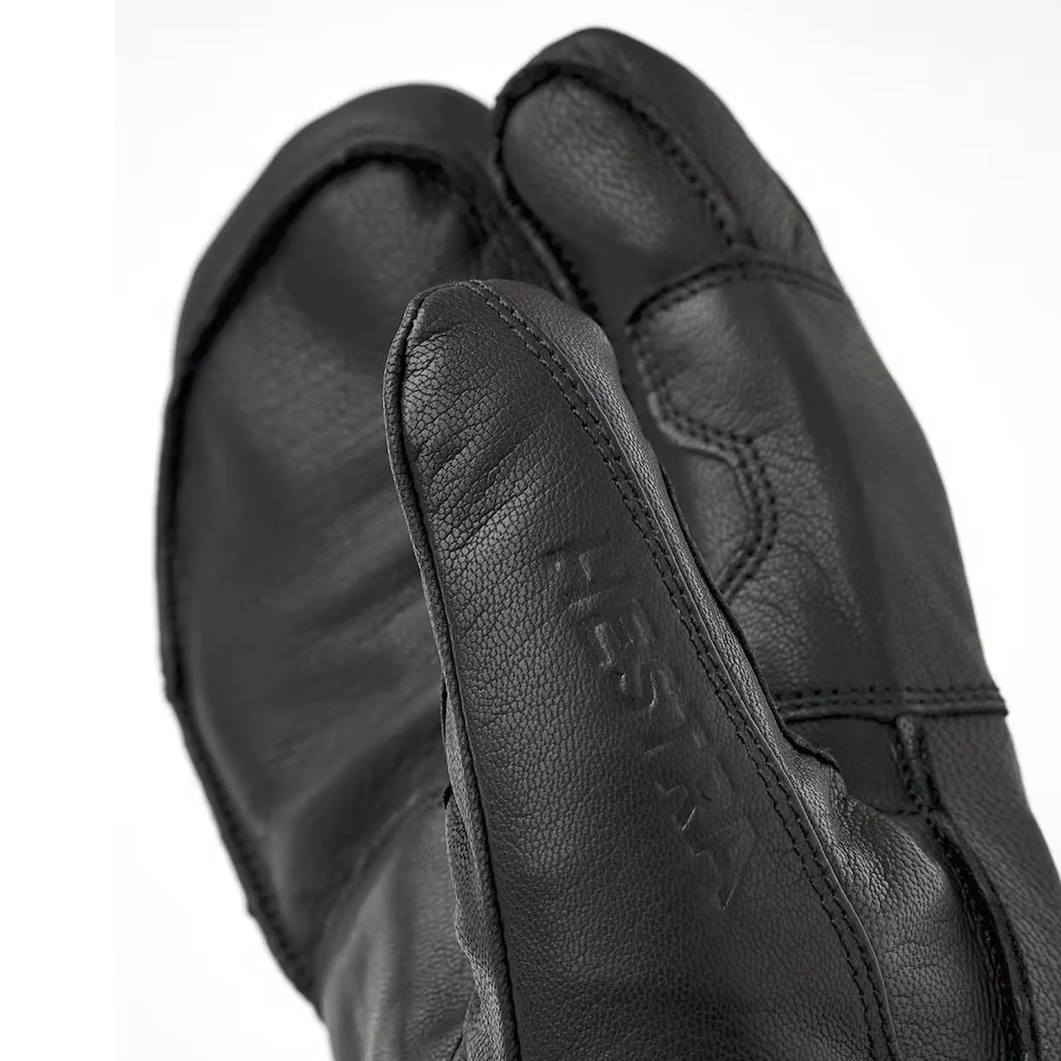 Leather Fall 3-Finger Gloves