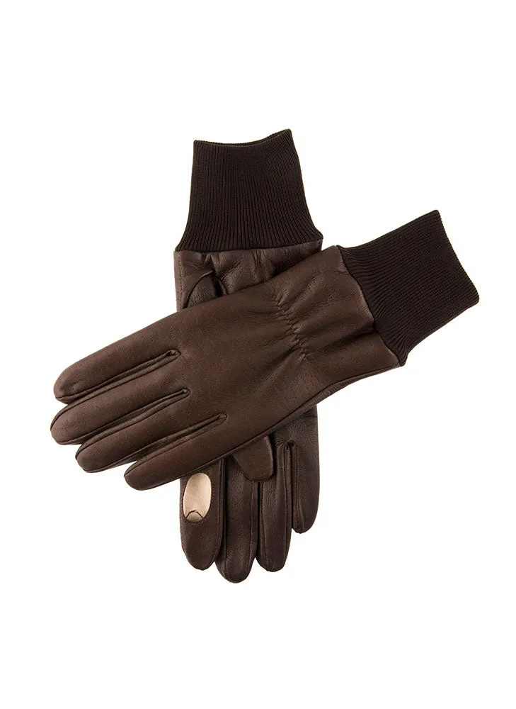 Men's Heritage Water-Resistant Half Fleece-Lined Right Hand Leather Shooting Gloves