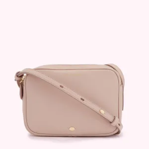 PEBBLE PINK LEATHER COLE CROSSBODY BAG