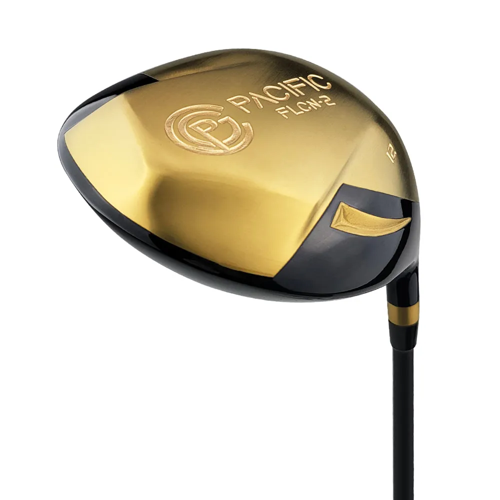 Petite Ladies Pacific Golf Clubs FLCN-2 Gold Driver 460cc 12°  Right Handed Premium Ultra Forgiving Lady Flex Graphite Shaft Tour Velvet Grip