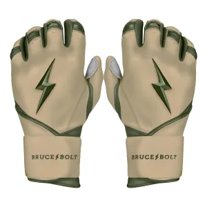 PREMIUM PRO Patriot Series Long Cuff Batting Gloves - MILITARY BEIGE