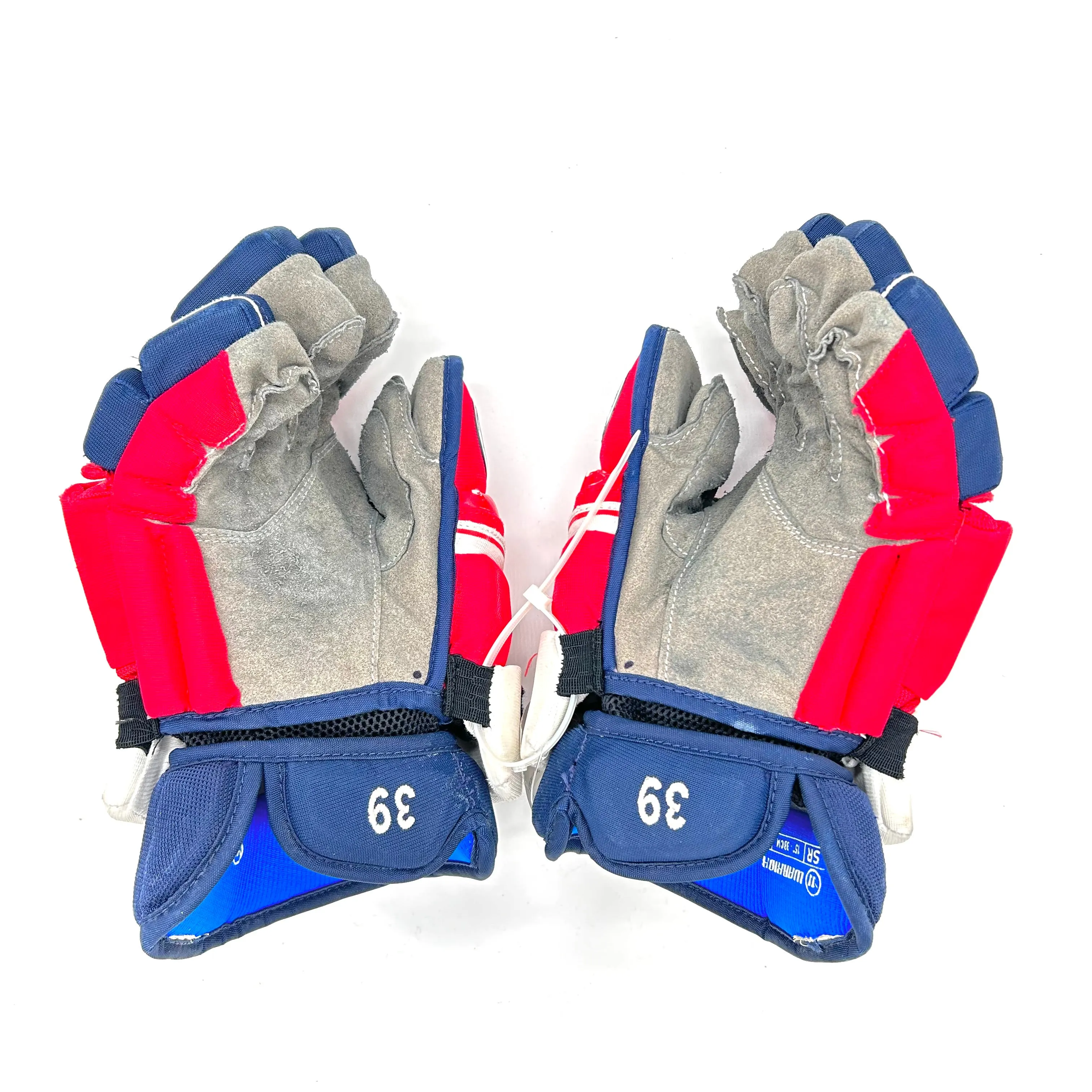 Used Gloves - Pro Stock Warrior Covert - Washington Capitals - Anthony Mantha (Navy/Red/White) #2