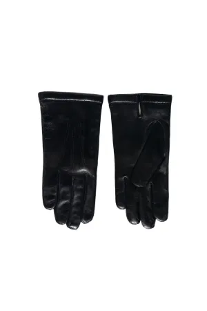 Women Leather Gloves | Black